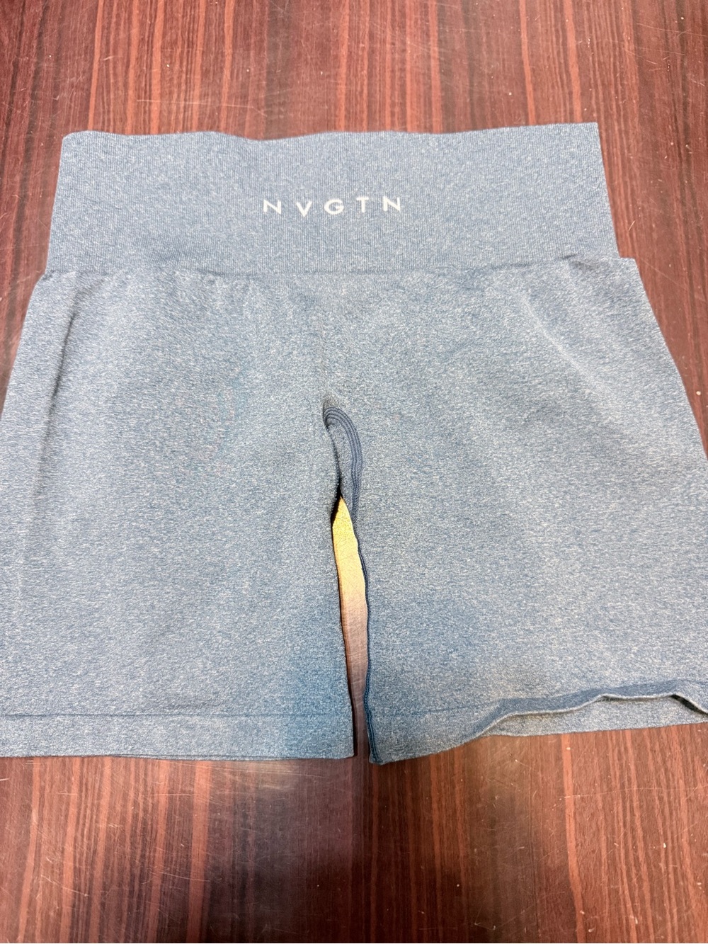 NVGTN Women's High-Rise Heather Slate Bike Shorts